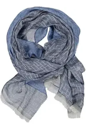 ENGBERS Strickschal Schal gemustert blau
