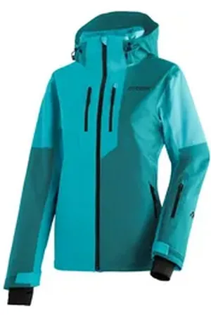Maier Sports Skijacke Manzaneda Damen Winterjacke, wind- und wasserdicht, 4 RV-Taschen, Regular Fit grün 42