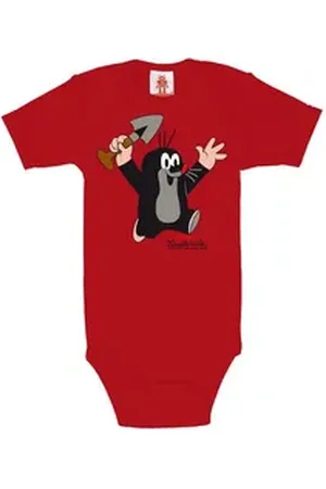 LOGOSHIRT Body Der kleine Maulwurf mit lizenzierten Originaldesign rot 74/80