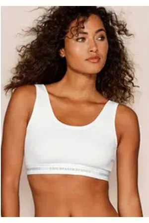 &Copenhagen Bustier mit weichem Logobund und aus elastischer Baumwoll-Modal-Qualität weiß S