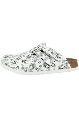 Birkenstock Kay SL Birko-Flor schmal Damen Clog weiß 43 EU
