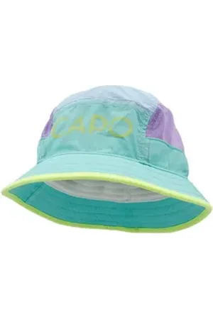 CAPO Fischerhut Fischerhut, Materialmix kurze Krempe, UV 50 blau L/XL