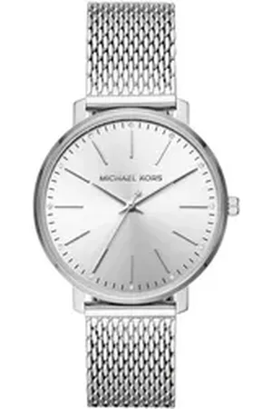 Michael Kors Quarzuhr PYPER MK4338, Armbanduhr, Damenuhr, Edelstahlarmband silberfarben