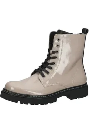 Bullboxer Stiefelette Leder Schnürstiefelette weiß 31 EU