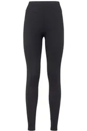 hessnatur Leggings Medium Cut ACTIVE LIGHT aus Bio-Baumwolle (1-tlg) lila|schwarz L/l