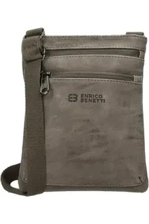 Hti-Living Schultertasche Schultertasche Herren Taupe (1-tlg), Umhängetasche grau