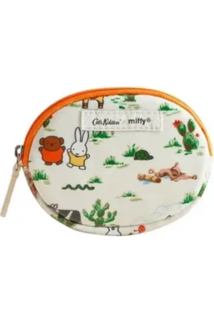 Cath Kidston Mini Geldbörse Miffy Rodeo ovales Täschchen (1-tlg) beige