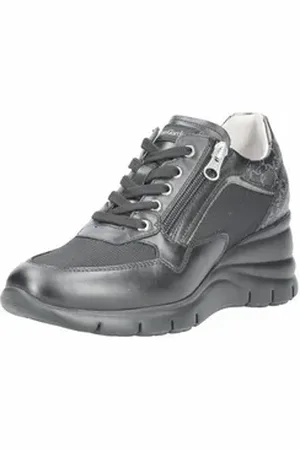 Nero Giardini Sneaker Lederimitat/Textil Sneaker schwarz 35 EU