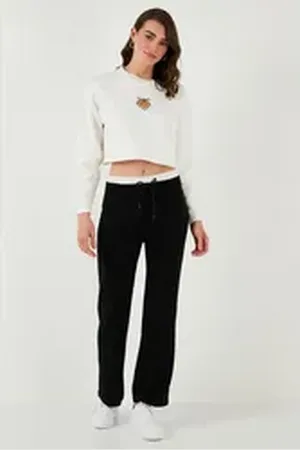 Lela Sporthose Slim Fit schwarz L