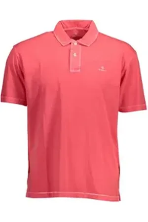 GANT Poloshirt Herren Poloshirt Rosa Kurzarm mit Stickerei und rosa