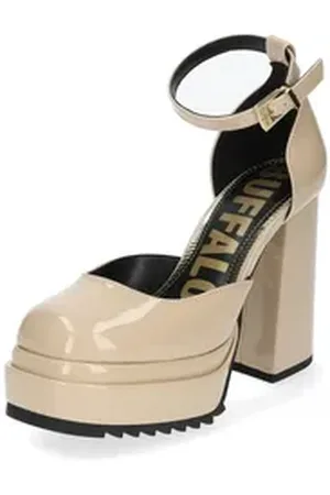 Buffalo Pumps Lederimitat High-Heel-Pumps beige 40 EU