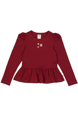 Müsli By GREEN COTTON Langarmshirt 1512100000 Mädchen rot 104