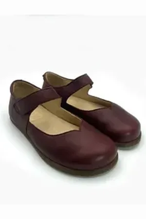 POLOLO Alma & Alina, bequemer Damen Barfußschuh aus pflanzlich gegerbtem Leder rot 41 EU