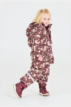 ZigZag Schneeoverall Tower mit wasser- und winddichter TPU-Membran rot 104