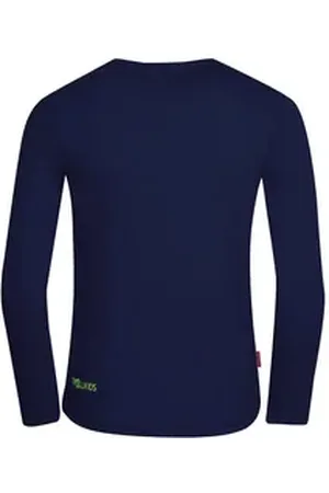 TROLLKIDS Langarmshirt KIDS TROLL LONGSLEEVE blau 164