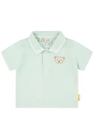 Steiff Poloshirt Poloshirt kurzarm Classic grün 92