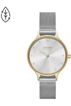 Skagen Quarzuhr ANITA LILLE SKW2340, Armbanduhr, Damenuhr, analog, Edelstahlarmband silberfarben
