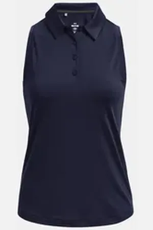 Under Armour ® Poloshirt Golf Polo Playoff Sleeveless Navy Damen XL XL