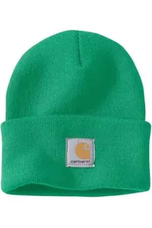 Carhartt Beanie A18 Acrylic Watch Hat trendig und wärmend grün