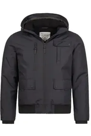 Brave Soul Funktionsjacke Tobyi für Herren, wind- und wasserabweisend blau XL