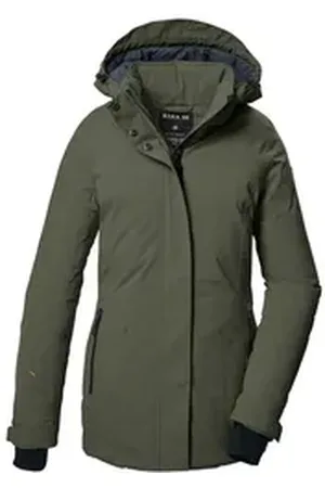 G.I.G.A. DX by killtec By killtec Funktionsjacke GW 6 WMN JCKT Damen Winterjacke: wasserdicht, atmungsaktiv, abnehmbare Kapuze grün 38