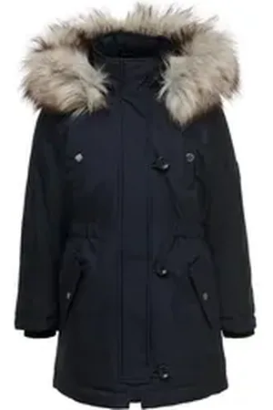 ONLY KIDS Outdoorjacke KOGIRIS FUR PARKA OTW blau 158