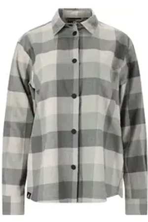 Whistler Outdoorbluse Riglet W Chequered Shirt SLATE GRAY grau 40