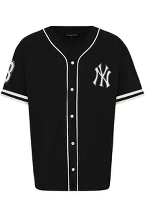Redbridge T-Shirt mit Knopfleiste - Baseball-Shirt - Sportlicher Look, Regular Fit schwarz L