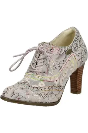 LAURA VITA Pumps Leder/Textil Schnürpumps rosa 40 EU