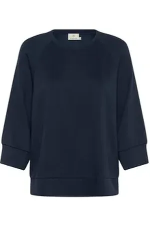 Kaffe Fleecepullover Sweatshirt BPida blau XL