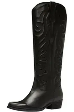 Felmini Stiefel Leder Bikerboots schwarz 41 EU