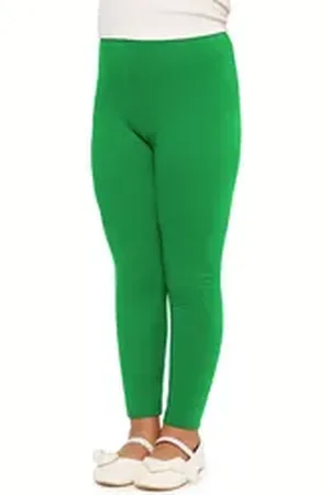 Merry Style Leggings Mädchen Lange Hose MS10-225 (1-tlg) aus Baumwolle grün 146