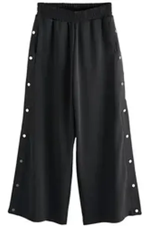 Next Jerseyhose Hosen aus weichem Jersey mit Druckknopf (1-tlg) schwarz 28