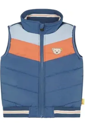Steiff Softshellweste Weste für Jungs Gr. 116 blau