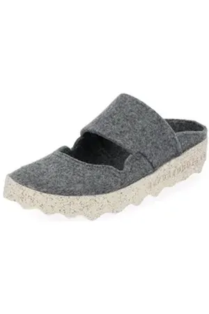 Asportuguesas Pantoletten Filz Pantolette grau 38 EU