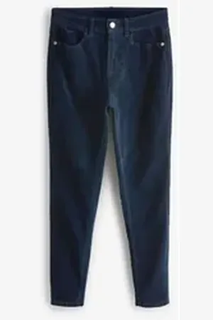 Next Skinny-fit-Jeans Skinny-Jeans aus Samt (1-tlg) blau 28