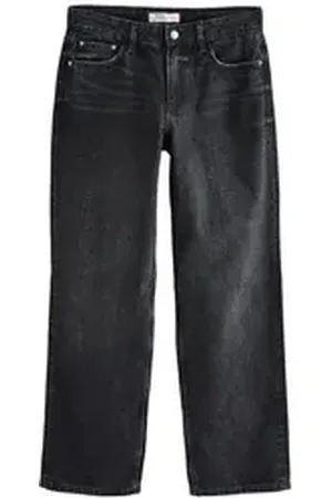 Next Weite Jeans Weite Baggy-Jeans aus 100 % Baumwolle (1-tlg) schwarz 36