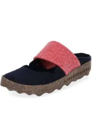 Asportuguesas Pantoletten Filz Pantolette blau|rot 37 EU