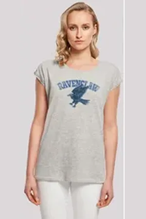 F4NT4STIC T-Shirt Harry Potter Ravenclaw Sport Emblem Print grau 4XL