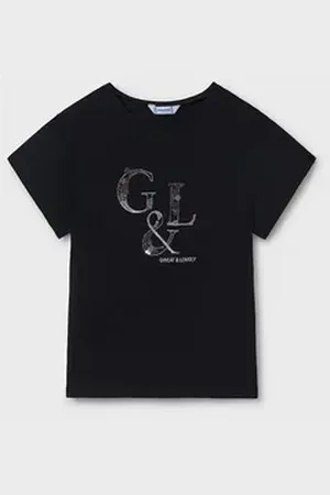 Mayoral T-Shirt T-Shirt Buchstaben metallisiert Teenager Mädchen (85481) 140