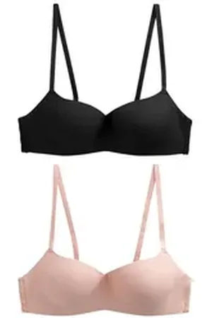 Next Bandeau-BH 2 x wattierte, bügellose Ultimate Comfort BHs (2-tlg) schwarz 80