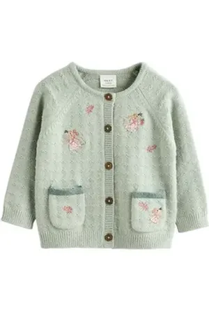Next Strickjacke Baby-Strickjacke (1-tlg) grün 86-92 (1,5-2 J.)