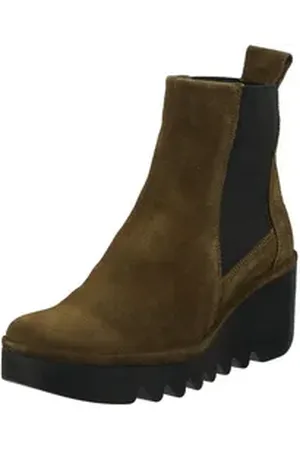 Fly London Stiefelette Leder/Textil Stiefelette braun 42 EU