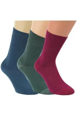 RS Harmony Businesssocken Bunte farbige Bambus Viskose Socken Komfortrand Unisex (3 Paar) 43-46