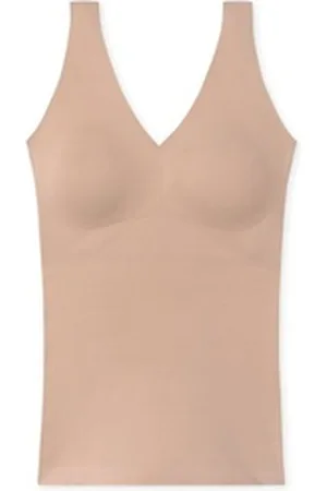 Schiesser Tanktop diverse Damen Shirts (1-tlg) beige 42