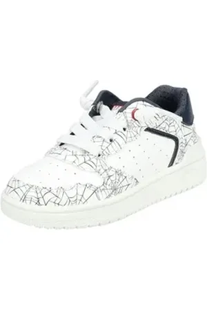 Geox Sneaker Lederimitat/Mesh Sneaker weiß 32 EU