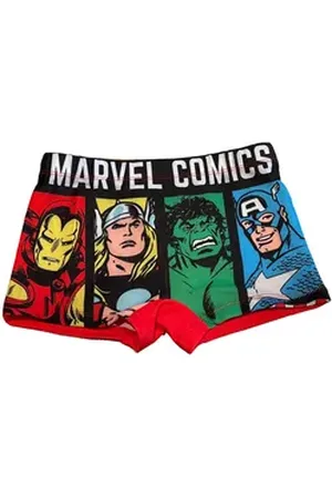 Marvel Boxer-Badehose Avengers Kinder Badehose Badeshorts rot 104/110