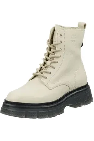 G-Star Stiefelette Leder Schnürstiefelette beige|braun 41 EU