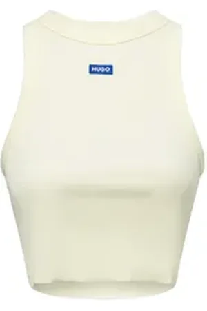 Hugo Blue Crop-Top Baby Tank_B gelb S