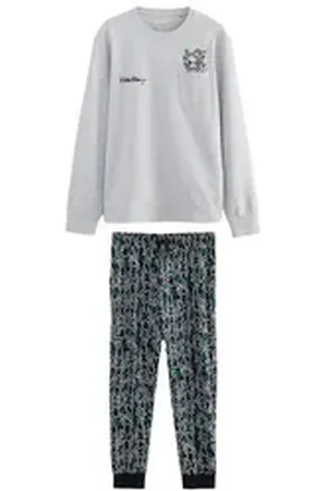 Next Pyjama Keith Haring Pyjama aus 100% Baumwolle (2 tlg) grau XL (Normallänge)